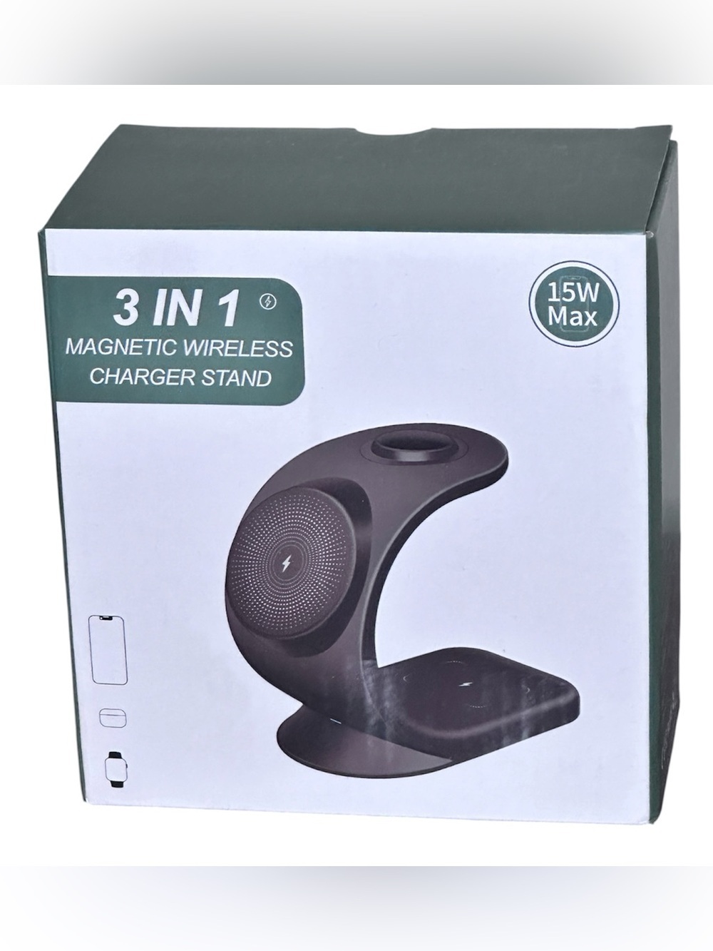 NIB - OJD 3 in 1 black charging stand.